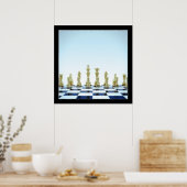 Échecs - Affiche (Cuisine)
