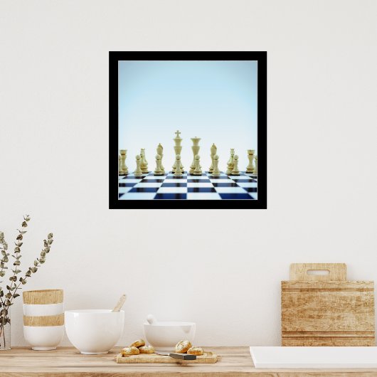 Échecs - Affiche (Cuisine)
