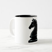 Échecs de Mug à deux tons (Devant gauche)