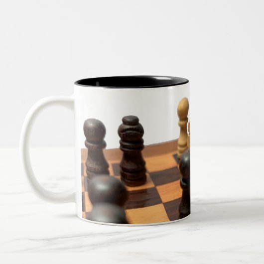 Échecs de Mug à deux tons (Gauche)