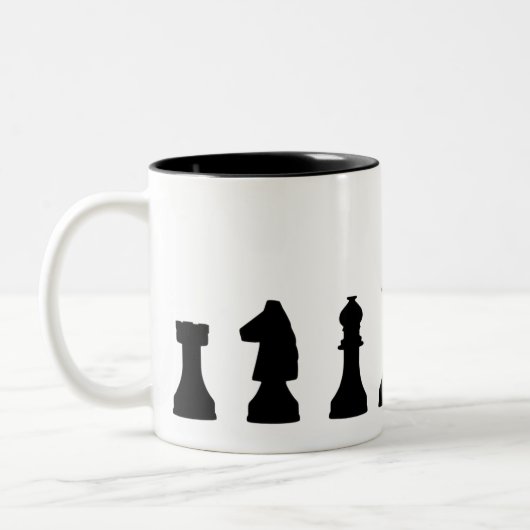 Échecs de Mug à deux tons (Gauche)