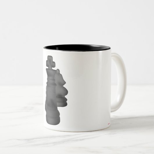 Échecs de Mug à deux tons (Devant droit)