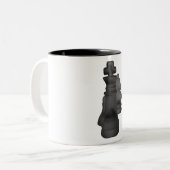 Échecs de Mug à deux tons (Devant gauche)