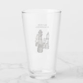 Échecs de tondeuse en verre 16 onz (Dos)