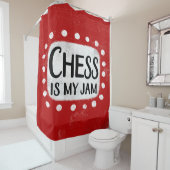Échecs Est Mon Rideau De Douche De Jam (En situation)