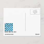 Échecs Mate Dans 2 Puzzle #1 Carte Postale (Dos)