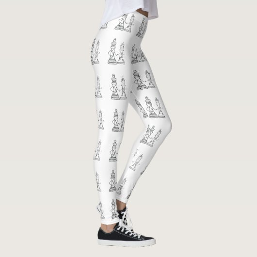 Échecs, Queen & King Leggings (Droite)