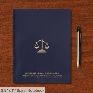 Échelle de justice Marine Carnet professionnel
