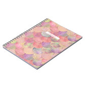 Échelle de sirène d'aquarelle Carnet personnalisé (Côté gauche)