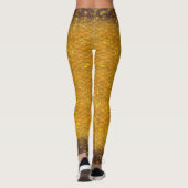 Échelle de sirène taille mixte Leggings Gold Fish  (Dos)
