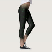 Échelle de sirène taille mixte Leggings Night Gree (Droite)