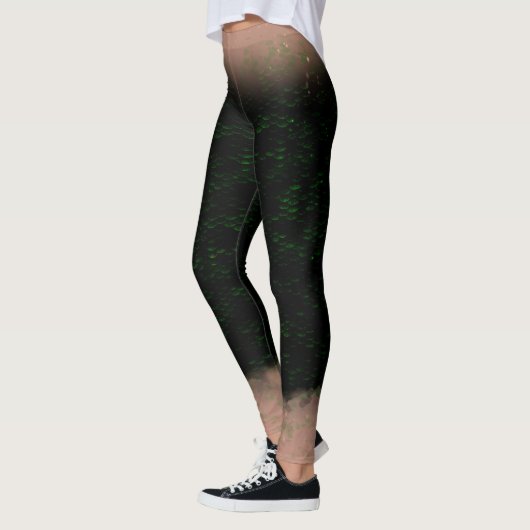 Échelle de sirène taille mixte Leggings Night Gree (Gauche)