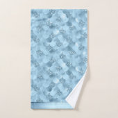 Échelle de verre de sirène | Dusty Ice Blue Sheen  (Serviette à main)