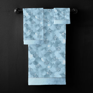 Échelle de verre de sirène Dusty Ice Blue Sheen