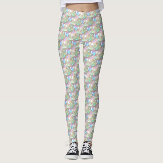Echelle Dragon Iridescente Leggings Cosplay (Devant)