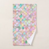 Échelles à la mode chancelantes de sirène en métal (Serviette à main)