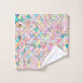 Échelles à la mode chancelantes de sirène en métal (Gant de toilette)