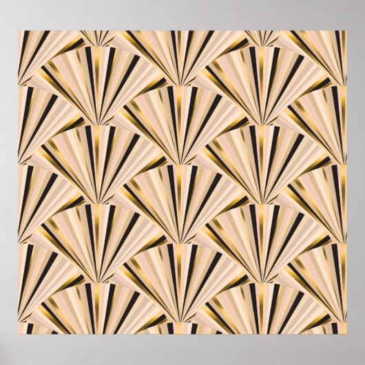 Echelles Art Déco : Glamour d'or géométrique (Devant)