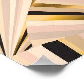 Echelles Art Déco : Glamour d'or géométrique (Coin)