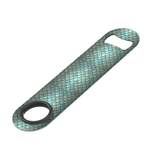 Échelles bleues initiales personnalisées texturées (Dos Angle)