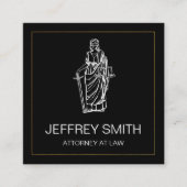 Échelles de justice | Avocat | CARTE DE VISITE CAR (Devant)