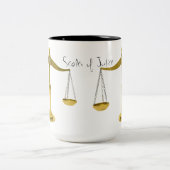 Échelles de justice Étudiant en droit | Café Mug (Centre)