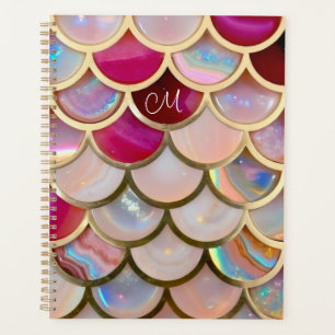 Échelles de sirènes d'iridescente rose