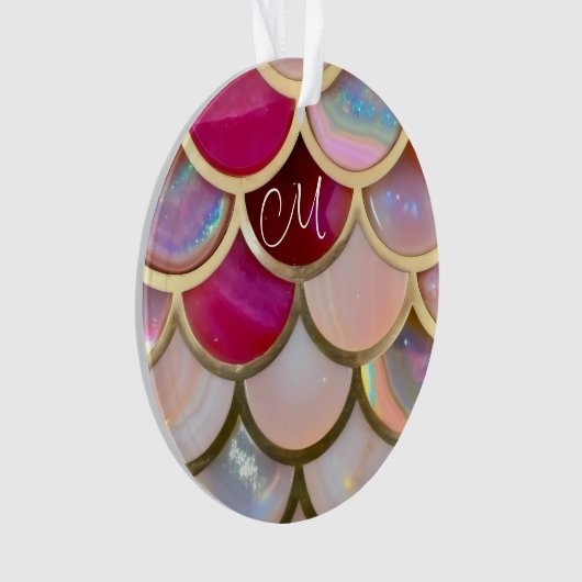 Échelles de sirènes d'iridescente rose (devant)