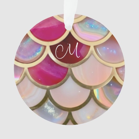 Échelles de sirènes d'iridescente rose (devant)