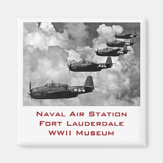 Echelon van vliegtuigen magneet (Voorkant)