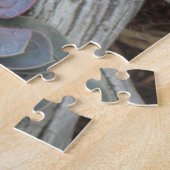 Echeveria Succulent Puzzle Legpuzzel (Zijkant)