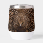 Echidna australienne sculptée en bois (Arrière)