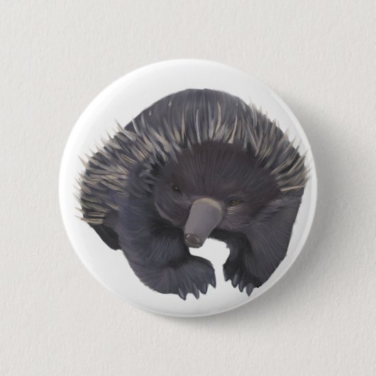 Echidna-Button Ronde Button 5,7 Cm (Voorkant)