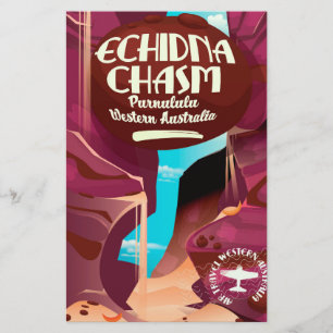 Echidna Chasm cartoons reisposter Briefpapier