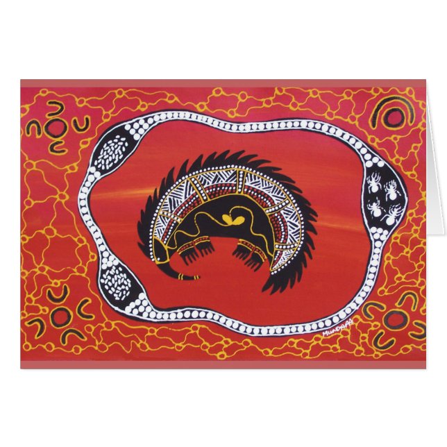 Echidna Dreaming Kaart (Voorkant Horizontaal)