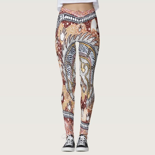 Echidna Dreaming Leggings (Devant)