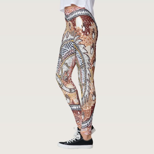Echidna Dreaming Leggings (Gauche)