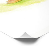 Echidna waterverf whimsy poster perfect poster (Hoek)