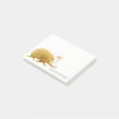 Echidnas grillige waterverf aangepaste post het me post-it® notes (Schuin)