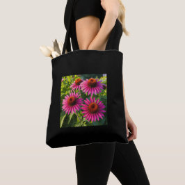 Echinacea Bloemen Schouder Classic Canvas tas