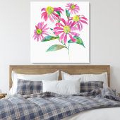 Echinacea Canvas Afdruk (Insitu (Slaapkamer))