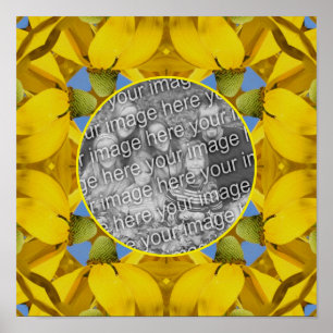 Echinacea Flowers Natuur Art Creëer Uw eigen foto Poster