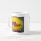 Echinacea Kunst #2 Koffiemok (Voorkant links)