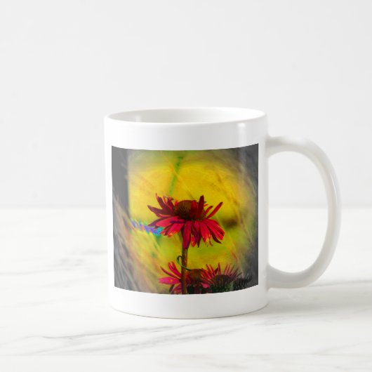 Echinacea Kunst #2 Koffiemok (Rechts)
