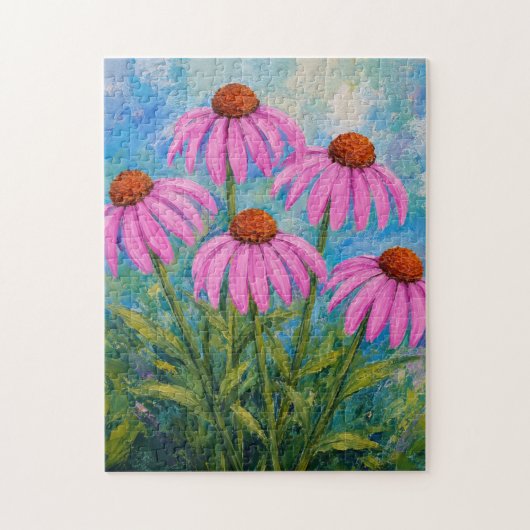 Echinacea Legpuzzel (Verticaal)