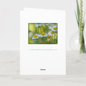 Echinacea Natuur Citaat Blank Kaart (Achterkant)