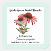 Echinacea Paarse Coneflower Product Label (Voorkant)