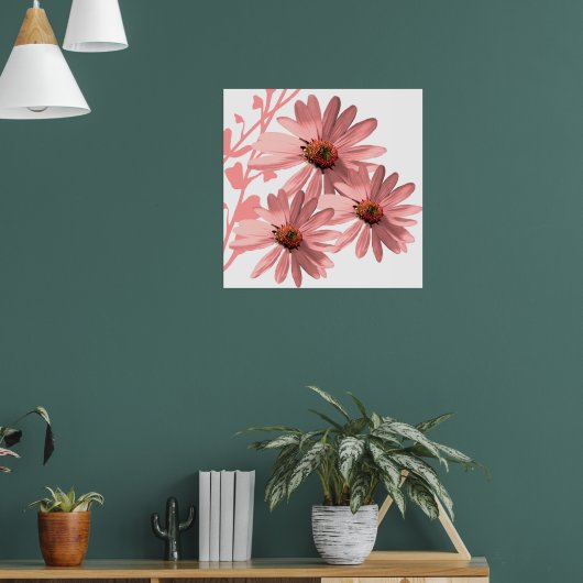 Echinacea Poster (Woonkamer 1)