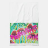 Echinacea theedoek (Verticaal)