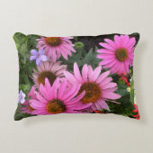 Échinacée fleurs de cone violet accent coussin (Devant)